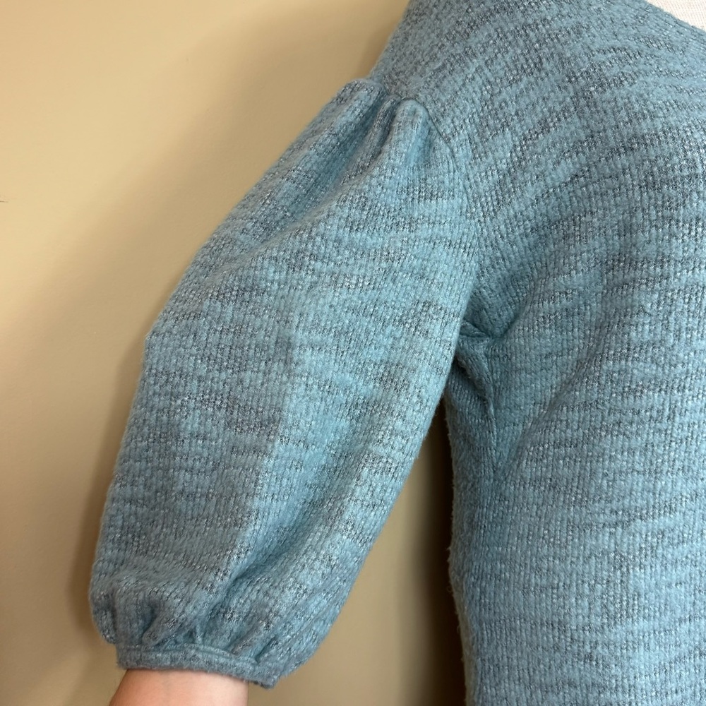 Anthropologie Saturday Sunday Lyla Cozy Tunic Dress in Seafoam/Mint Small Petite - Picture 13 of 16